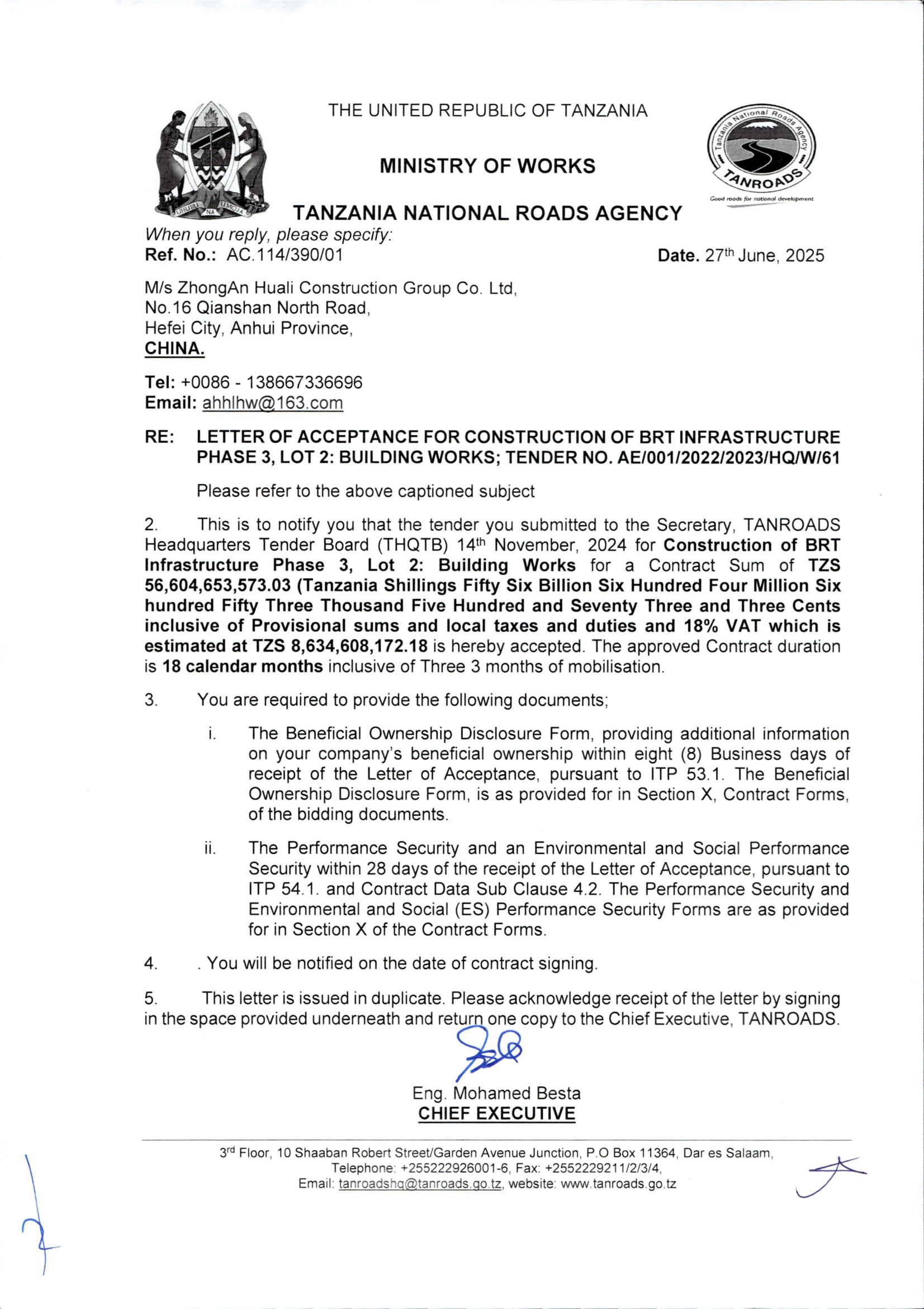 LETTER TO ZHONGAN HUALI CONSTRUCTION - ACEPTANCE FOR CONSTRUCTION OF BRT INFRASTRUCTURE PHASE 3 LOT 2 W 61_01.jpg