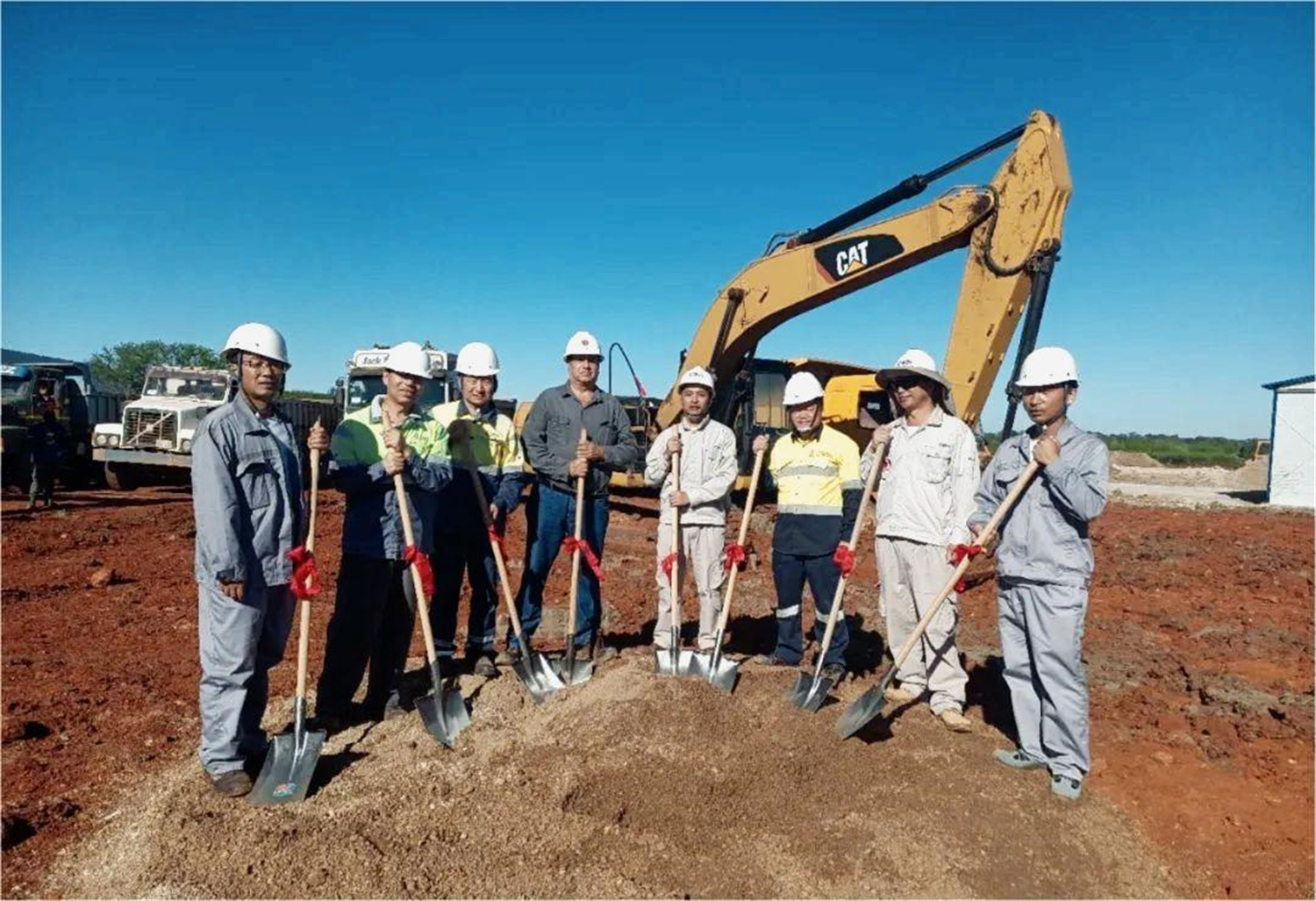 玻利维亚穆通综合钢厂项目尾矿库建设开工仪式圆满礼成