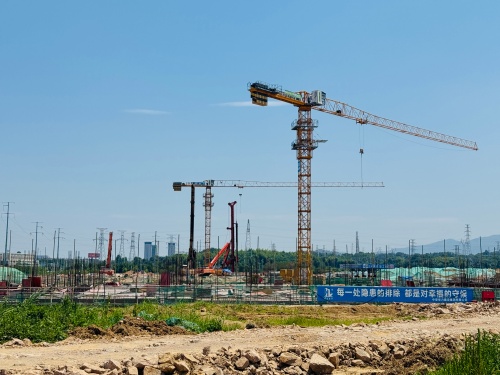 打造皖南冷链物流示范标杆 集团承建的池州市综合智慧物流园项目攻坚关键节点